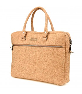 Aktówka torba duża laptopówka korka naturalnego wegańska CV01