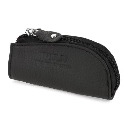 Etui na klucze premium skórzane kluczówka Wild czarny- Sklep Krateczka