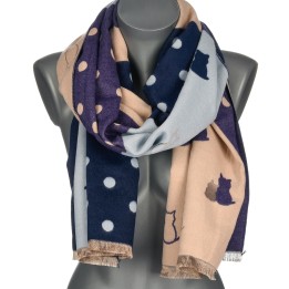 Patchwork Szalik damski duży bawełniany| Krateczka.pl