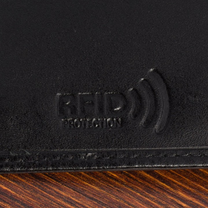Męski portfel skóra licowa klasyczny RFiD Beltimore G05 | krateczka.pl