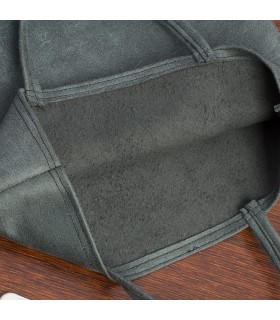 Szara Torba duża damska skóra ekologiczna torebka A4