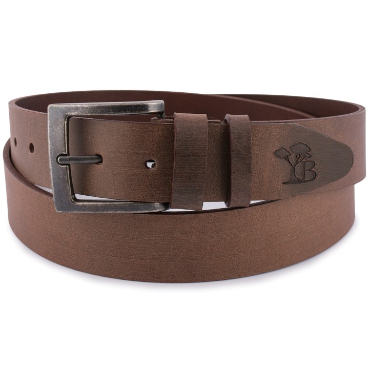 Beltimore skórzany pasek premium 4 cm męski brązowy| Sklep Krateczka