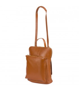 Camelowy plecak damski, elegancki plecak elegancki A4 S40| krateczka.pl
