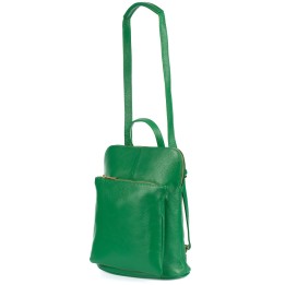 Zielony plecak damski, elegancki plecak elegancki A4 S40| krateczka.pl