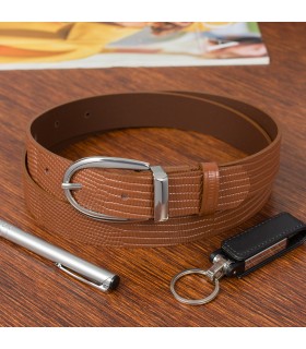 Skórzany pasek damski skóra naturalna 3 cm Beltimore D90|Krateczka.pl