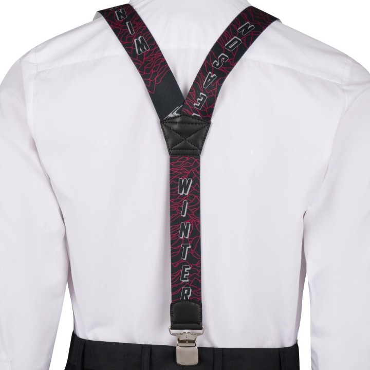 Szelki do spodni męskie eleganckie mocne V narciarskie WINTER SZ7 | krateczka.pl