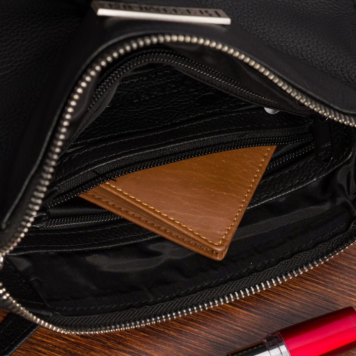 Beltimore torba męska na ramię skórzana elegancka czarna N30 | Krateczka.pl