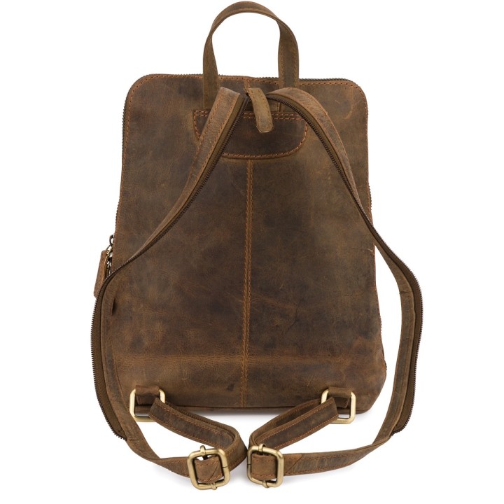 Plecak saszetka nerka przez ramię crossbody brazowy S11 | Sklep Krateczka.pl
