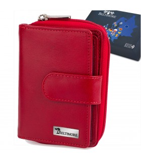 Portfel skórzany damski RFiD na karty skóra Beltimore A02|krateczka.pl