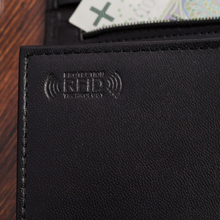 Portfel skórzany damski RFiD na karty skóra Beltimore A03|krateczka.pl