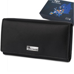 Portfel skórzany damski RFiD na karty skóra Beltimore A03|krateczka.pl
