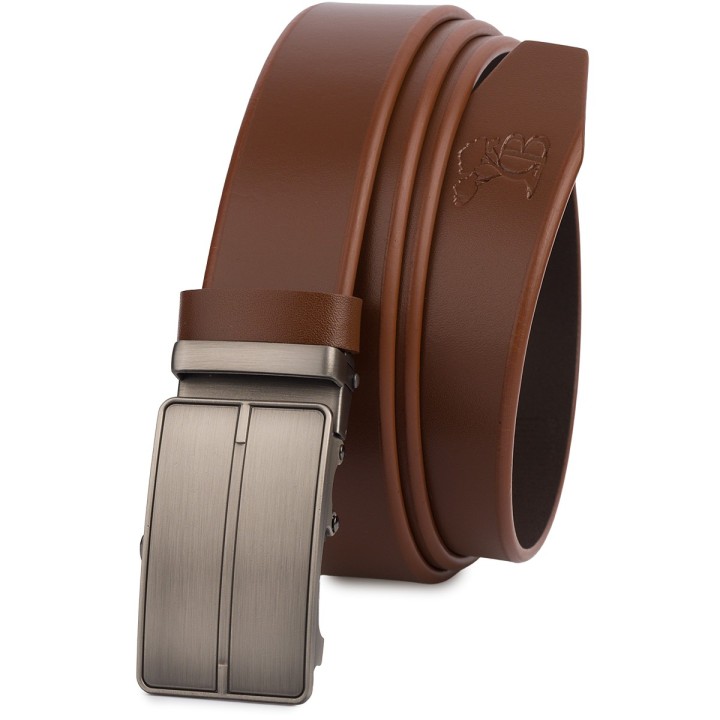 Beltimore skórzany męski pasek brązowy automat A55 | krateczka.pl