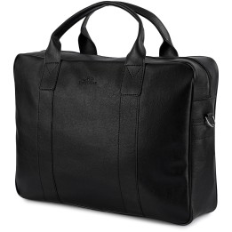 Torba męska na dokumenty A4 laptopa czarna Beltimore M02 | Krateczka.pl