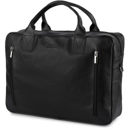 Torba męska na dokumenty A4 laptopa czarna Beltimore M03 | Krateczka.pl