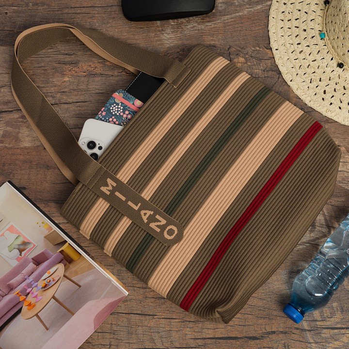 Torba plażowa pojemna na lato rączki solidna Tor-ge-19-1|Krateczka.pl