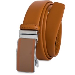 Pasek męski skórzany 3,5 cm klamra automatyczna Beltimore 02-542 | Krateczka.pl