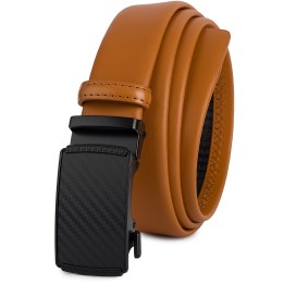 Pasek męski skórzany 3,5 cm klamra automatyczna Beltimore 02-554 | Krateczka.pl