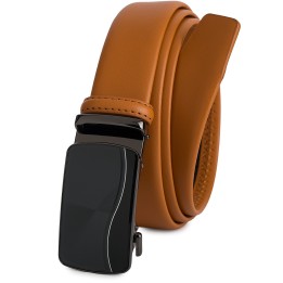 Pasek męski skórzany 3,5 cm klamra automatyczna Beltimore 02-562| Krateczka.pl