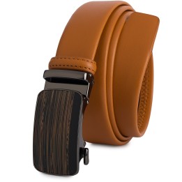 Pasek męski skórzany 3,5 cm klamra automatyczna Beltimore 02-563| Krateczka.pl