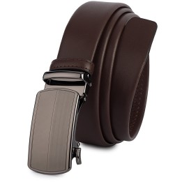 Pasek męski skórzany 3,5 cm klamra automatyczna Beltimore 02-563| Krateczka.pl