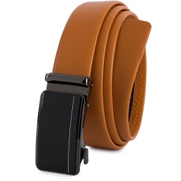 Pasek męski skórzany 3,5 cm klamra automatyczna Beltimore| Krateczka.pl