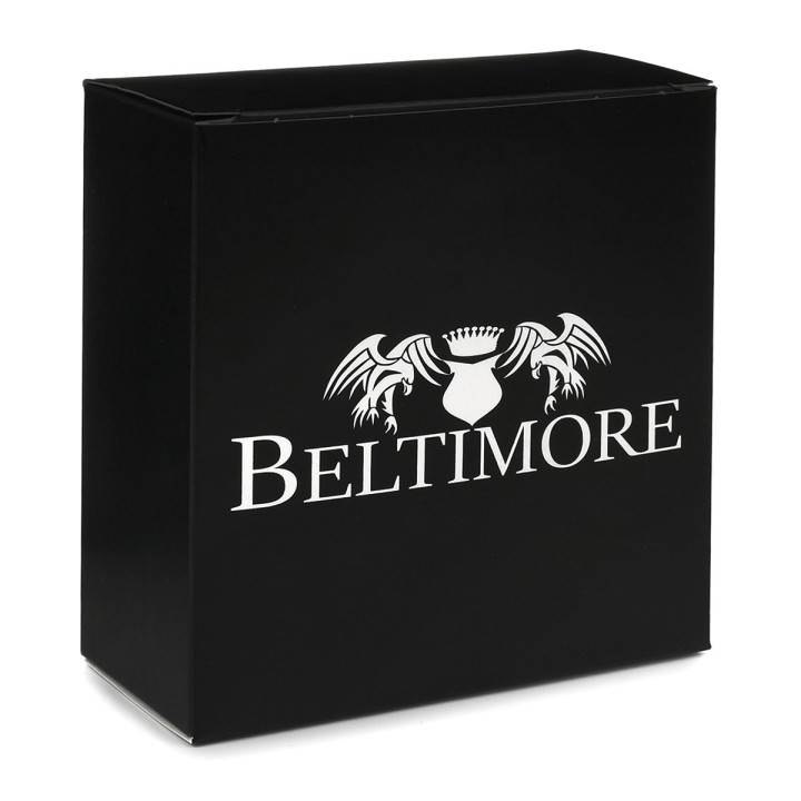 Pasek męski skórzany 3,5 cm klamra automatyczna Beltimore | Krateczka.pl