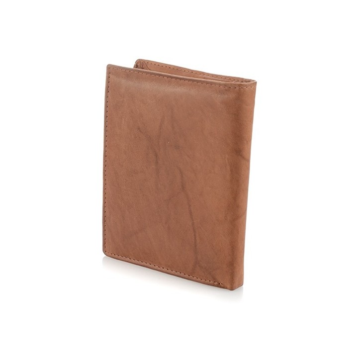 CZARNY SKÓRZANY PIONOWY PORTFEL 562C BAG STREET M34