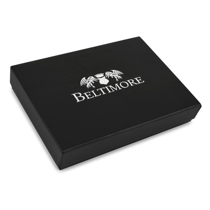 Etui na dokumenty karty czarne skórzane Beltimore G93- krateczka.pl