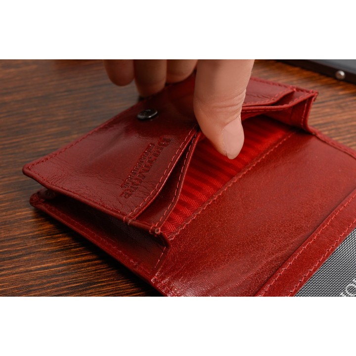 Etui na wizytówki skórzane portfel slim Beltimore - Sklep Krateczka