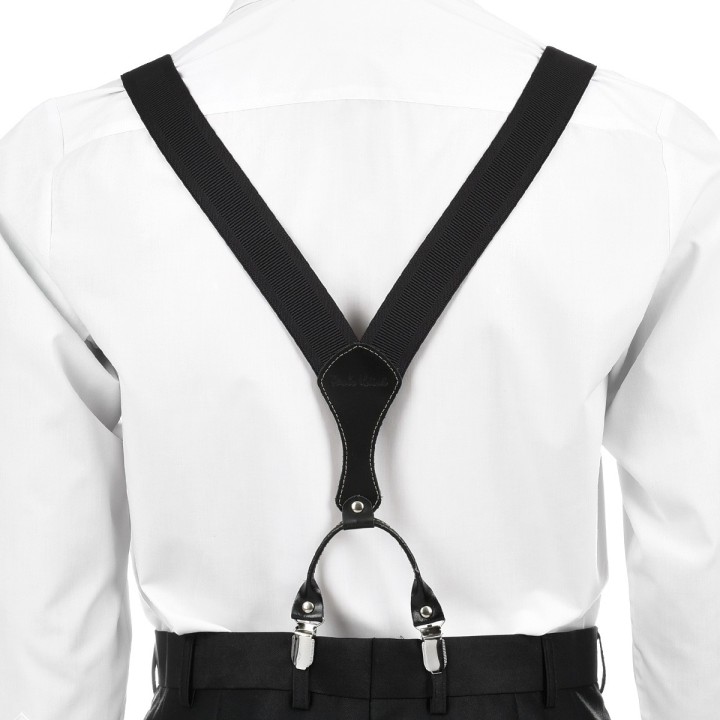 Szelki do spodni męskie eleganckie mocne pudełko SZ4 | krateczka.pl