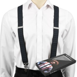 Szelki do spodni męskie eleganckie mocne pudełko SZ4 | krateczka.pl