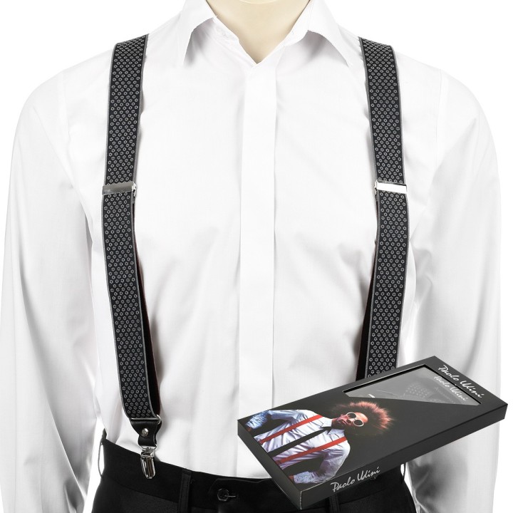 Szelki do spodni męskie eleganckie mocne pudełko SZ4 | krateczka.pl