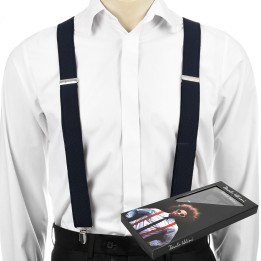 Szelki do spodni męskie eleganckie mocne pudełko SZ4 | krateczka.pl