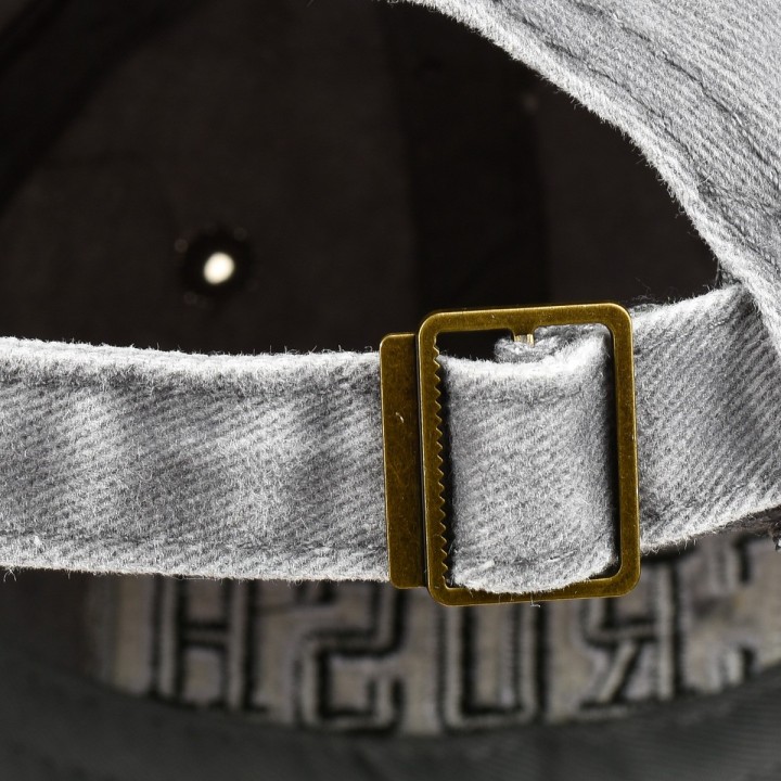 Szara Czapka z daszkiem baseballówka vintage unisex - krateczka.pl