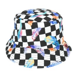 Kapelusz dwustronny bucket hat dziecięcy kolorowy - krateczka.pl