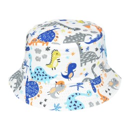 Kapelusz dwustronny bucket hat dziecięcy zwierzęta - krateczka.pl