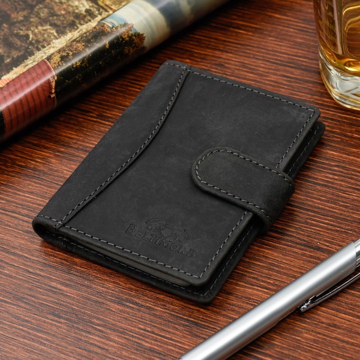Etui na dokumenty karty skórzane slim Beltimore - Krateczka.pl