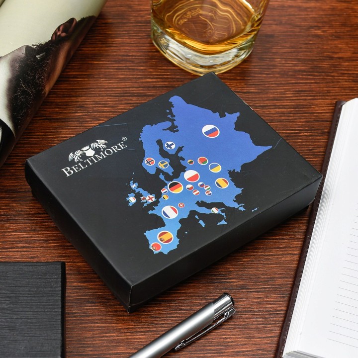 Etui skórzane na dokumenty karty wizytownik RFiD | SKLEP KRATECZKA
