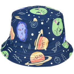 Planety kapelusz dwustronny bucket hat dziecięcy- krateczka.pl
