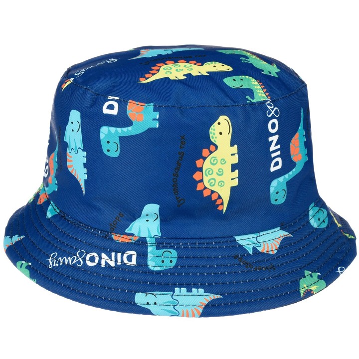 Dino kapelusz dwustronny bucket hat dziecięcy- krateczka.pl