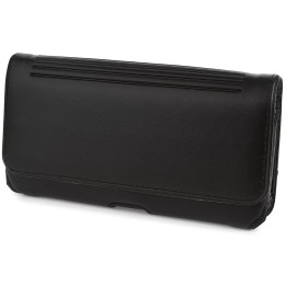 Czarne etui na telefon, kabura na pasek - krateczka.pl