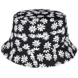 Stokrotki dwustronny kapelusz dziecięcy bucket hat - krateczka.pl