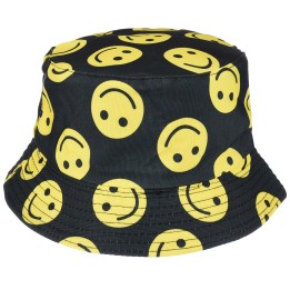 Smile dwustronny kapelusz dziecięcy bucket hat - krateczka.pl