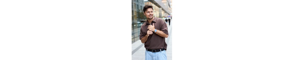Paski do spodni męskie czarne klasyczne skórzane
